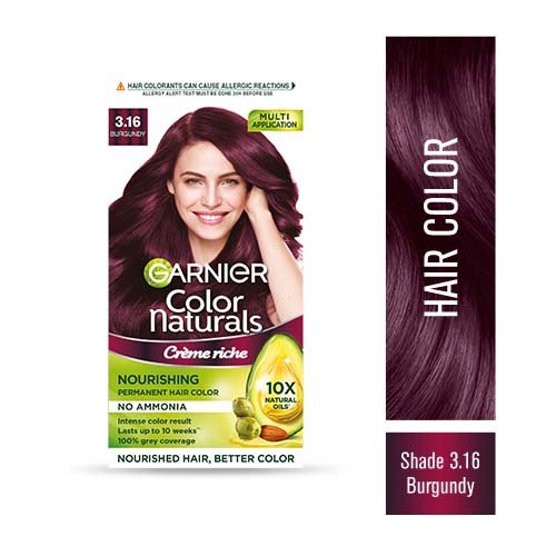 hair color shade 3.16 burgundy